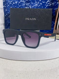 Prada Square Blue Lens Sunglasses for Men & Women - 358344