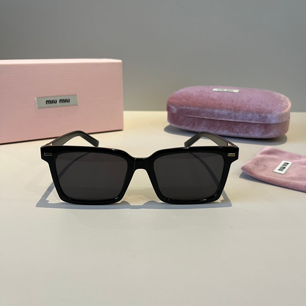 Miu Miu SMUO7S Square Black Lens Sunglasses for Men & Women - detail image 2