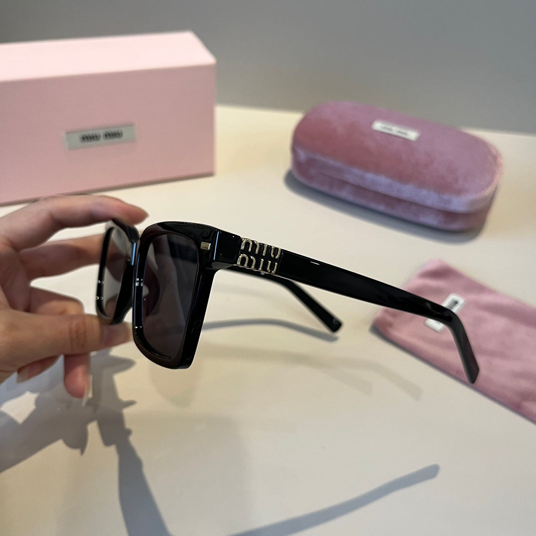Miu Miu SMUO7S Square Black Lens Sunglasses for Men & Women - detail image 6