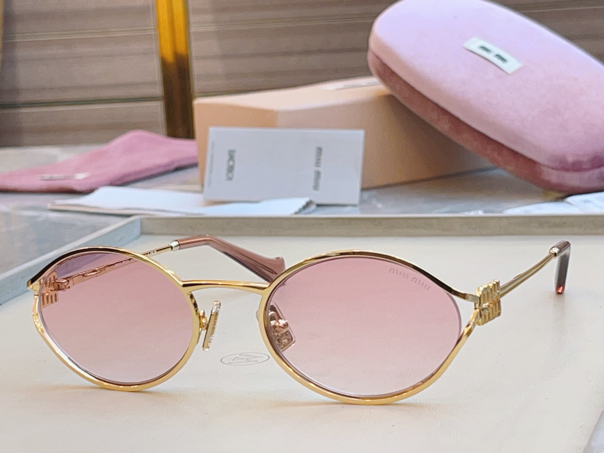 Miu Miu Fashion Brown Lens Sunglasses for Men & Women - 382998 - detail image 6