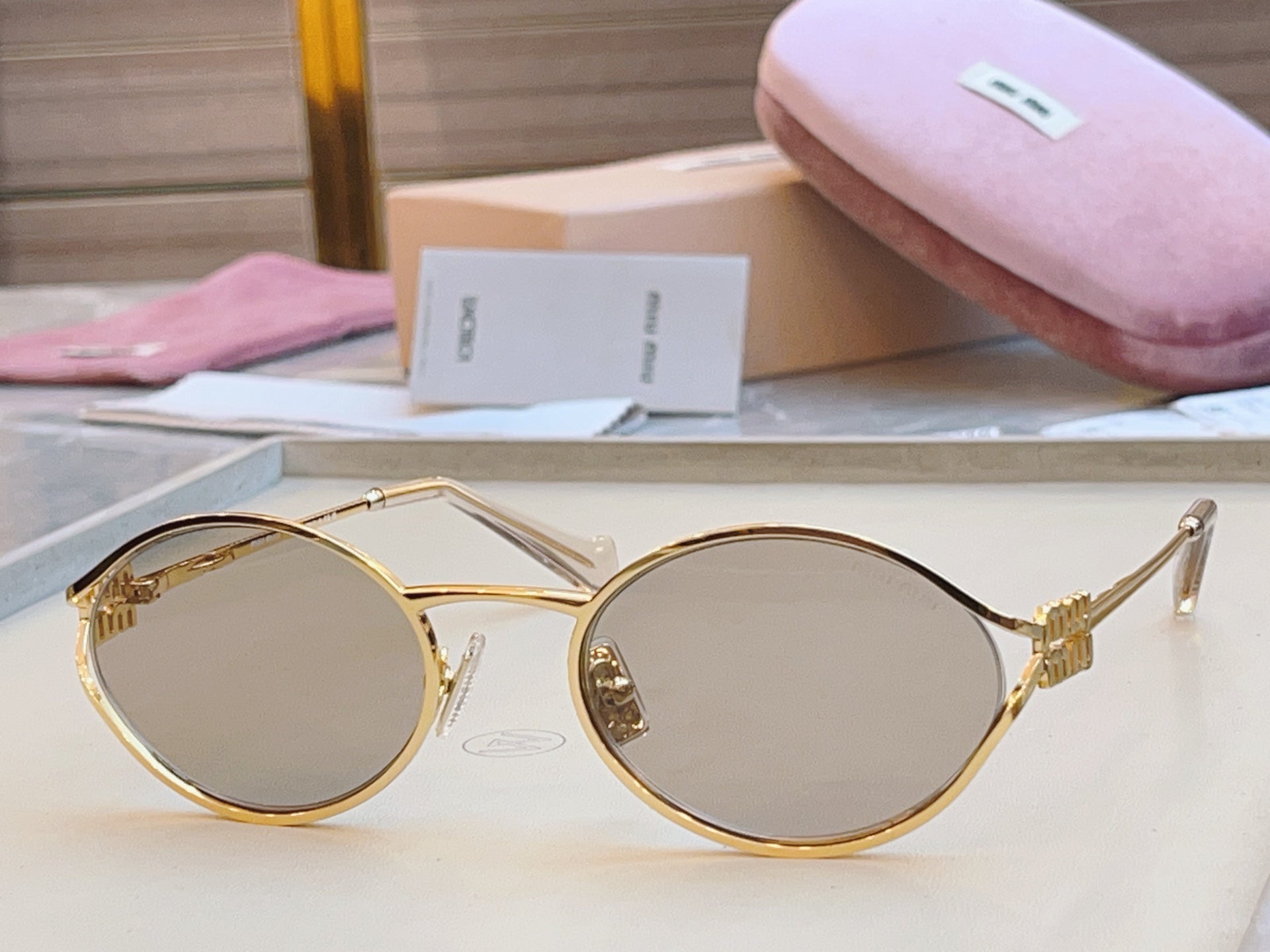 Miu Miu Fashion Brown Lens Sunglasses for Men & Women - 382998 - detail image 4