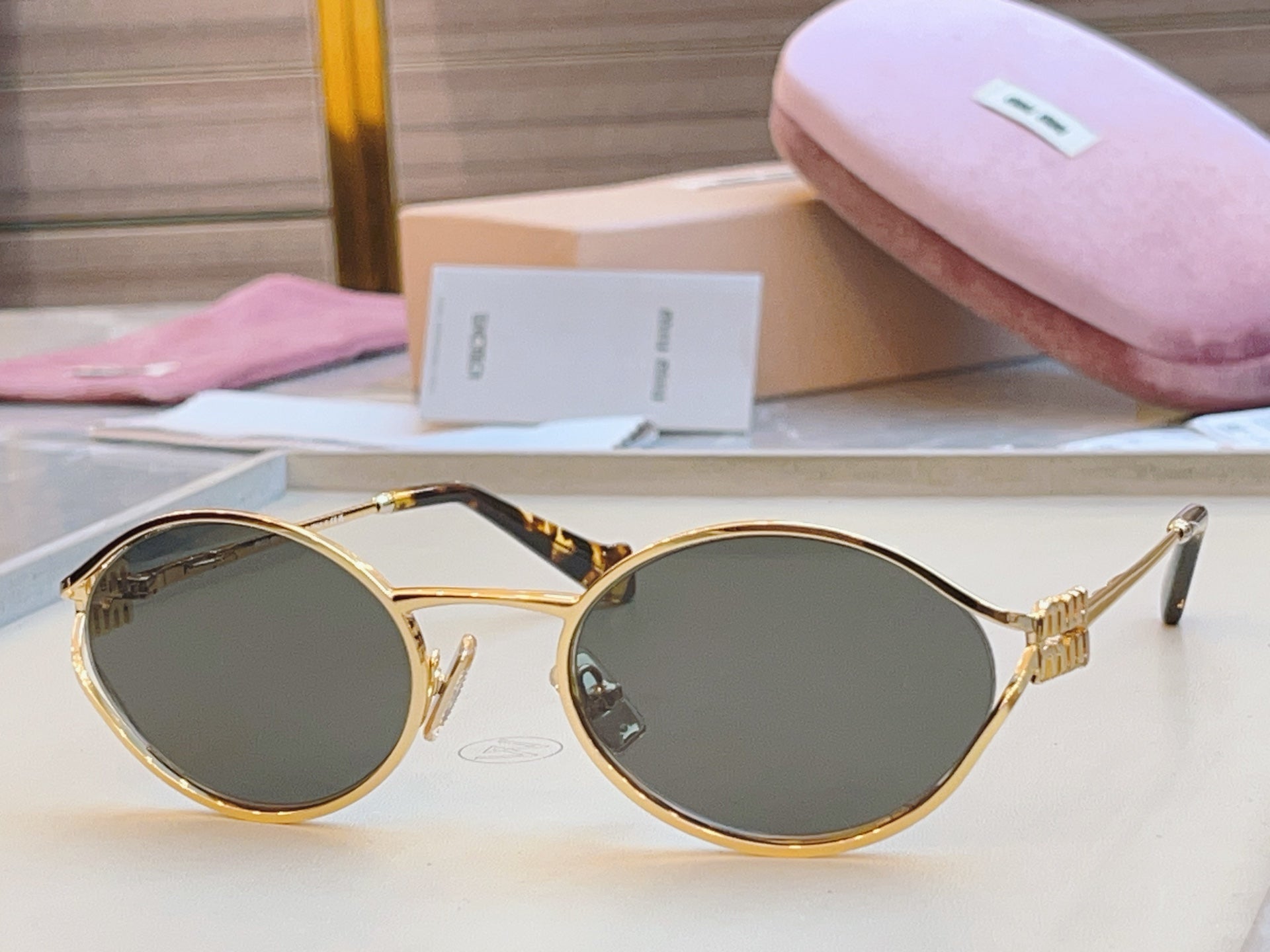 Miu Miu Fashion Brown Lens Sunglasses for Men & Women - 382998 - detail image 8