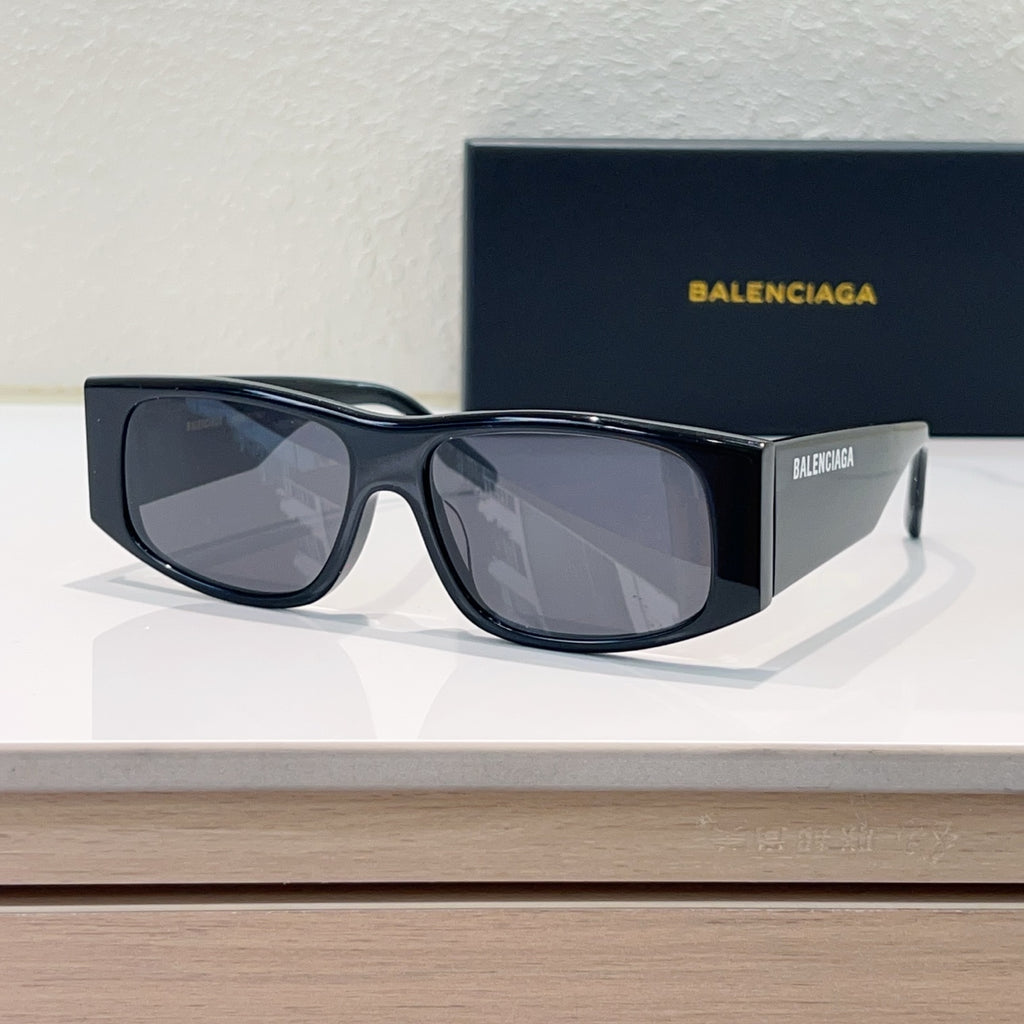 Balenciaga BB0100 Fashion Gray Lens Sunglasses for Men & Women