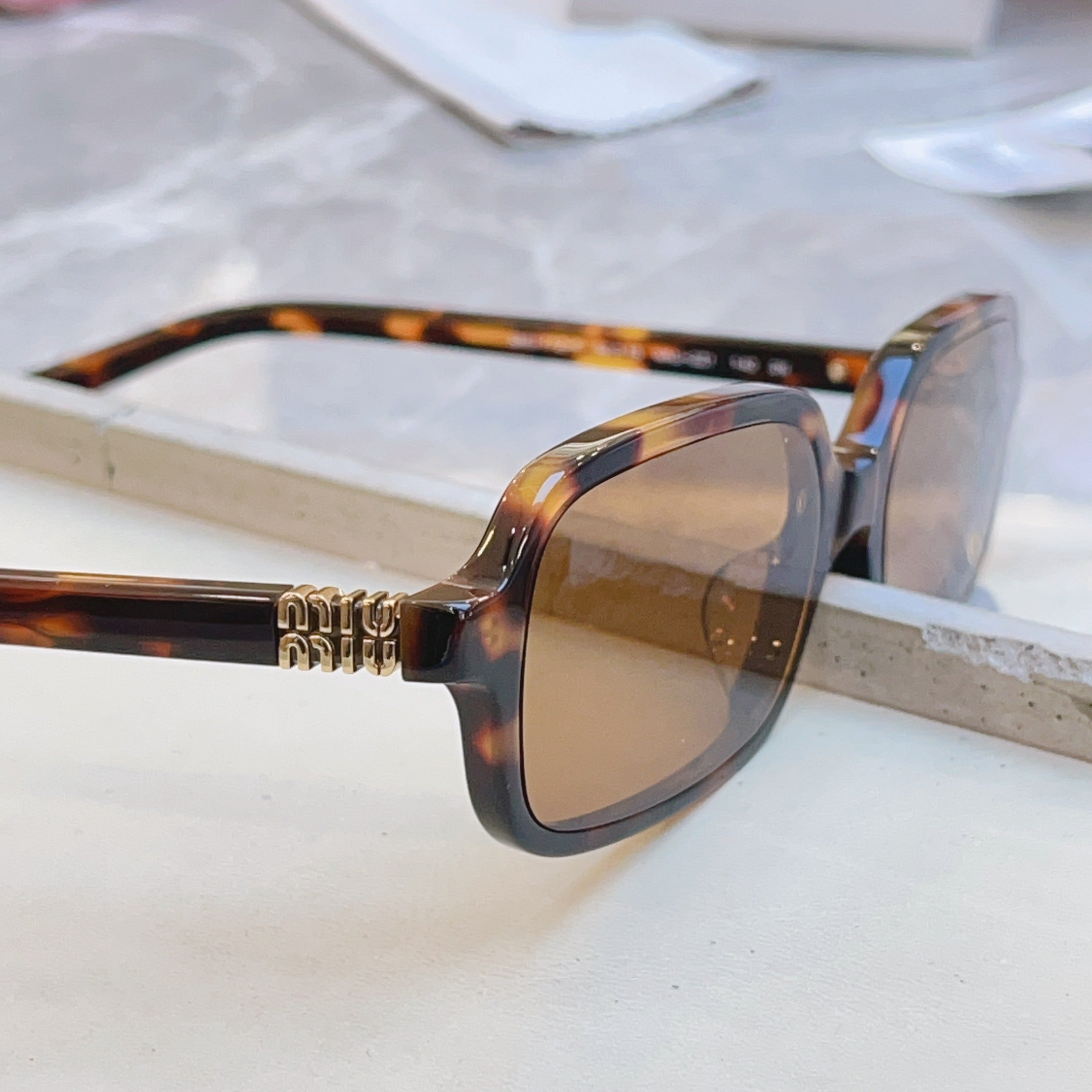 Miu Miu 11Z-F Fashion Orange Lens Sunglasses for Men & Women - detail image 6