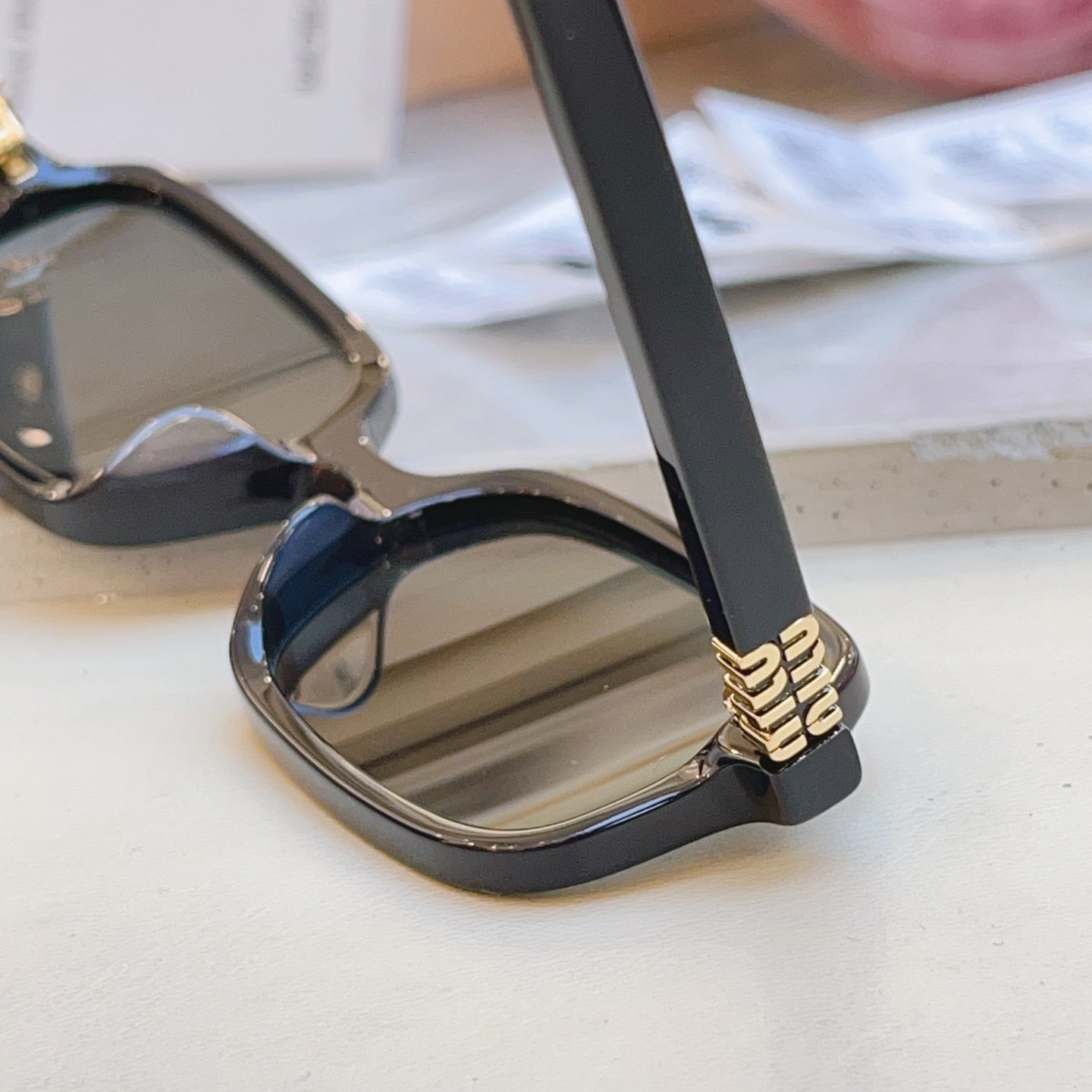 Miu Miu 11Z-F Fashion Brown Lens Sunglasses for Men & Women - detail image 8