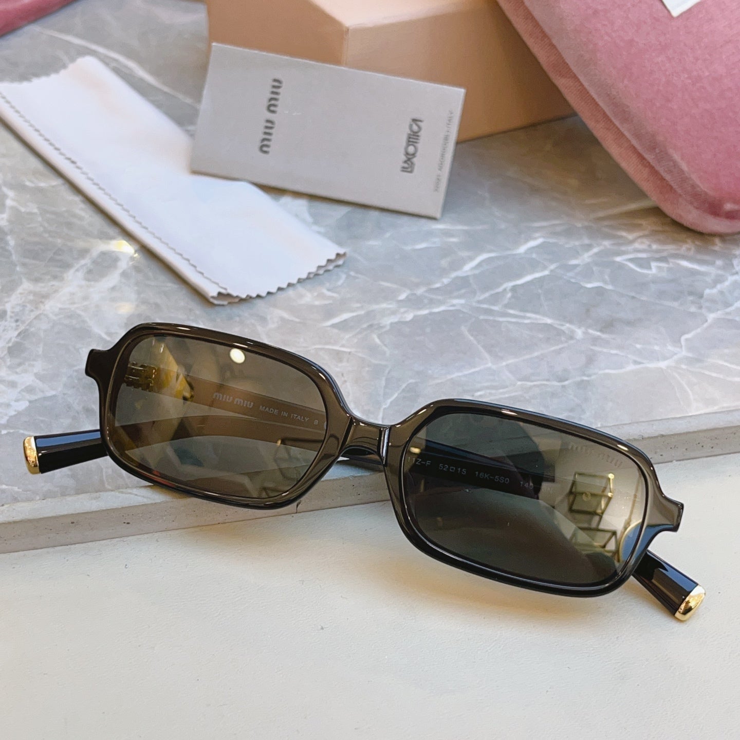 Miu Miu 11Z-F Fashion Brown Lens Sunglasses for Men & Women - detail image 3