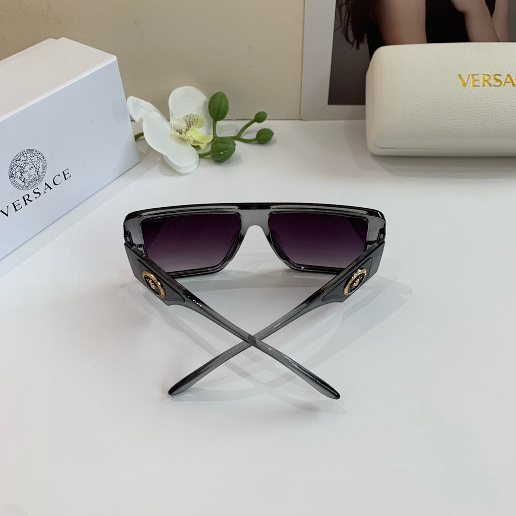 Versace Polarized Square Black Lens Sunglasses for Men & Women - 432782 - detail image 3