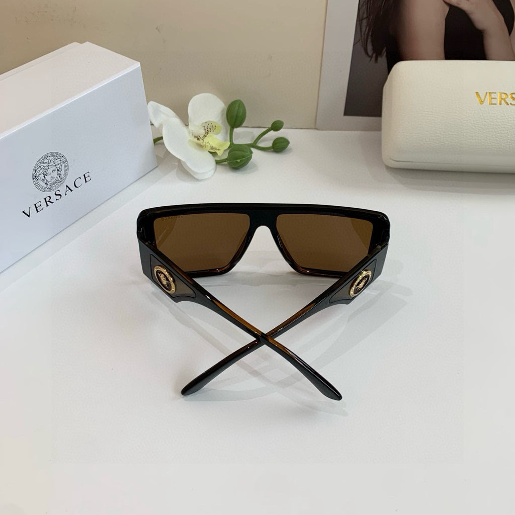 Versace Polarized Square Black Lens Sunglasses for Men & Women - 432783 - detail image 2