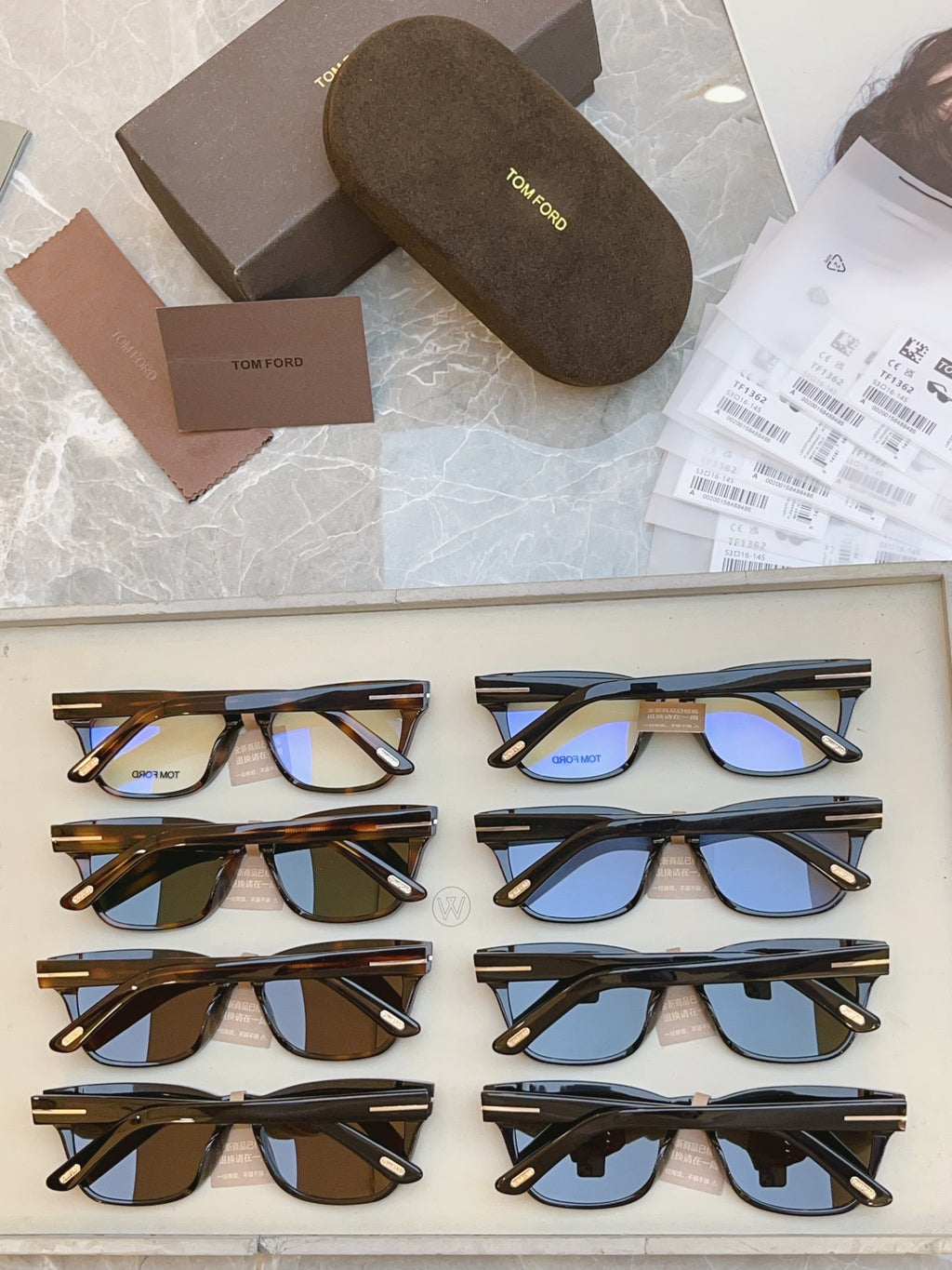 Tom Ford TF1362-F Fashion Black Lens Sunglasses for Men & Women - detail image 4