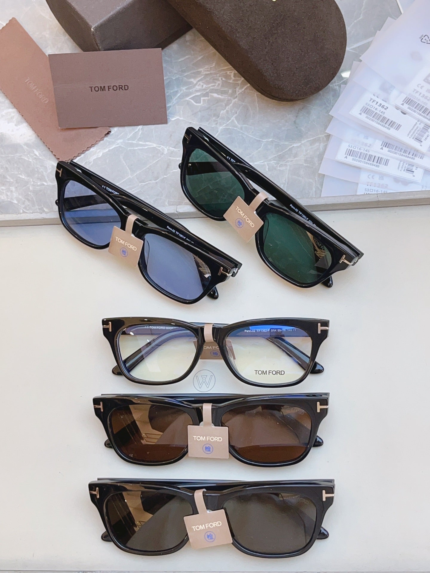 Tom Ford TF1362-F Fashion Black Lens Sunglasses for Men & Women - detail image 2