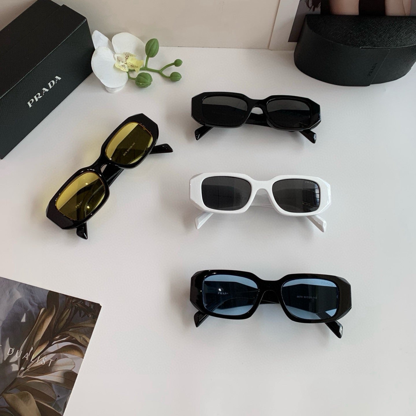 Prada Fashion Silver Lens Sunglasses for Men & Women - 372062