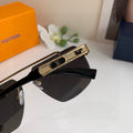 Louis Vuitton Polarized Square Silver Lens Sunglasses for Men & Women