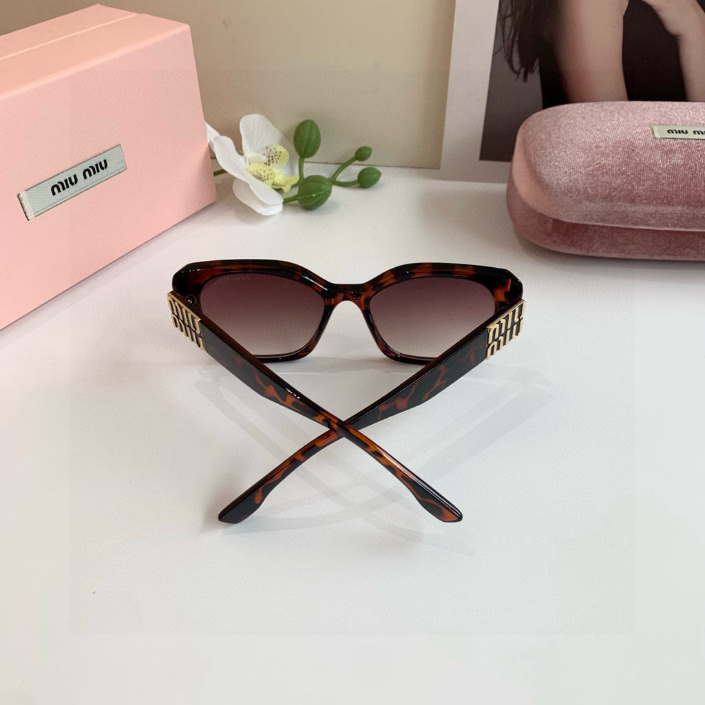 Miu Miu Square Black Lens Sunglasses for Men & Women - 466104 - detail image 2