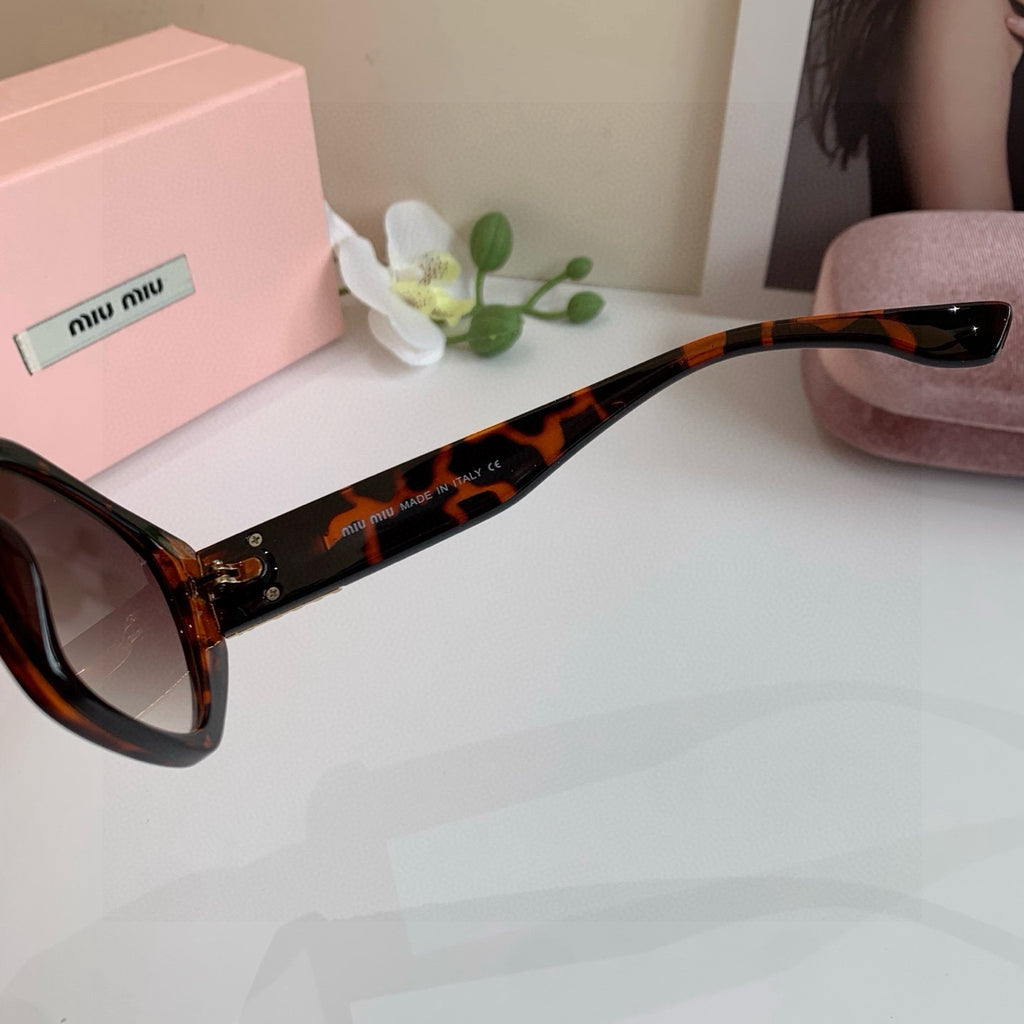Miu Miu Square Black Lens Sunglasses for Men & Women - 466104