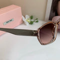 Miu Miu Square Red Lens Sunglasses for Men & Women - 466105