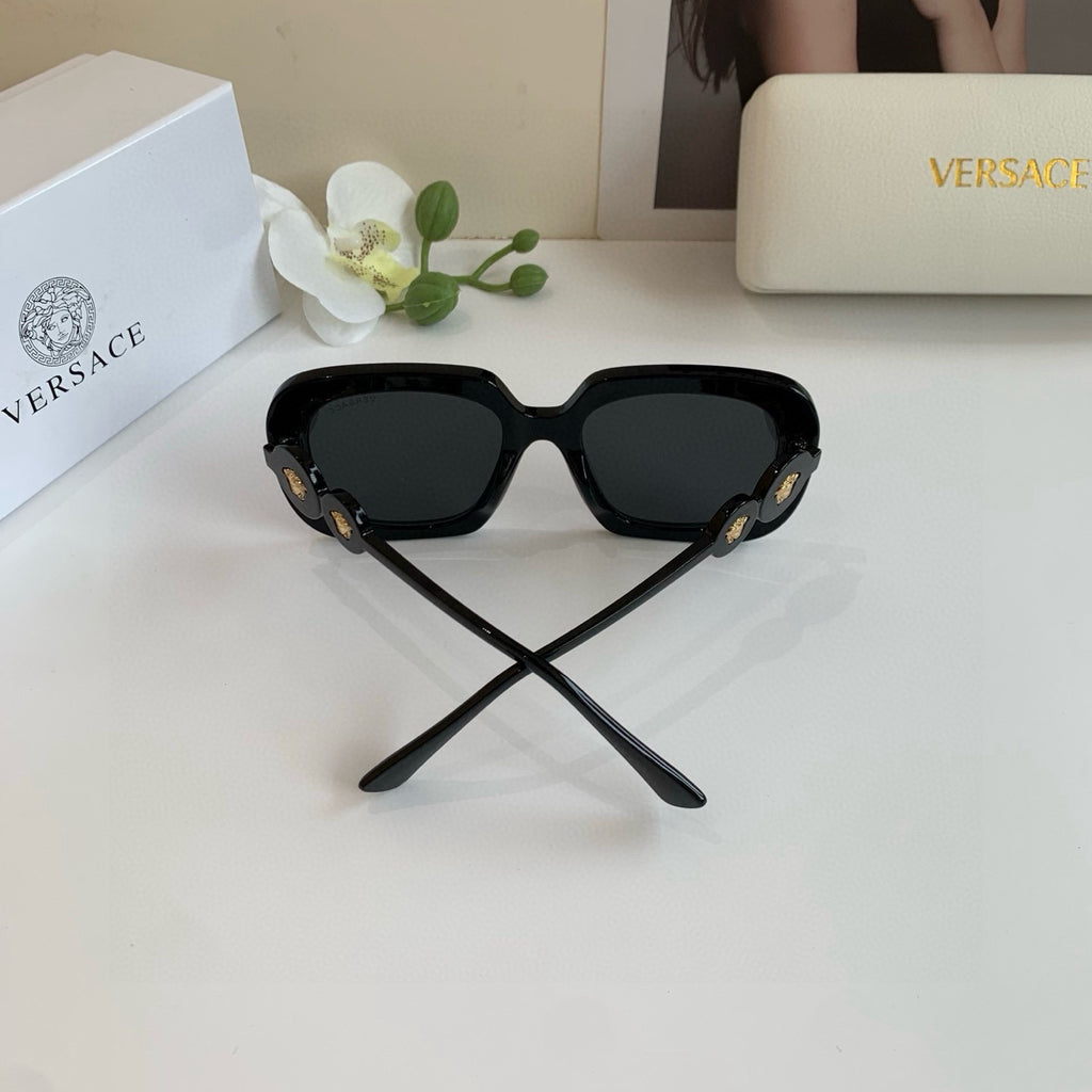 Versace Polarized Square Black Lens Sunglasses for Men & Women - 487803 - detail image 2