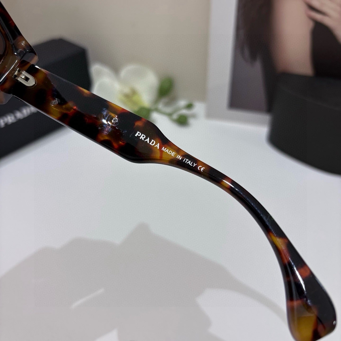 Prada Fashion Black Lens Sunglasses for Men & Women - 158450 - detail image 3