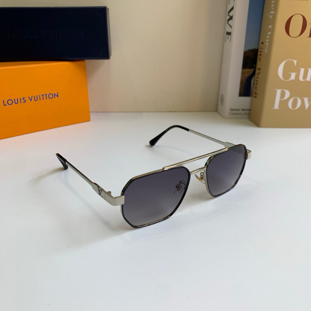 Louis Vuitton Metal Square Silver Lens Sunglasses for Men & Women - 414942