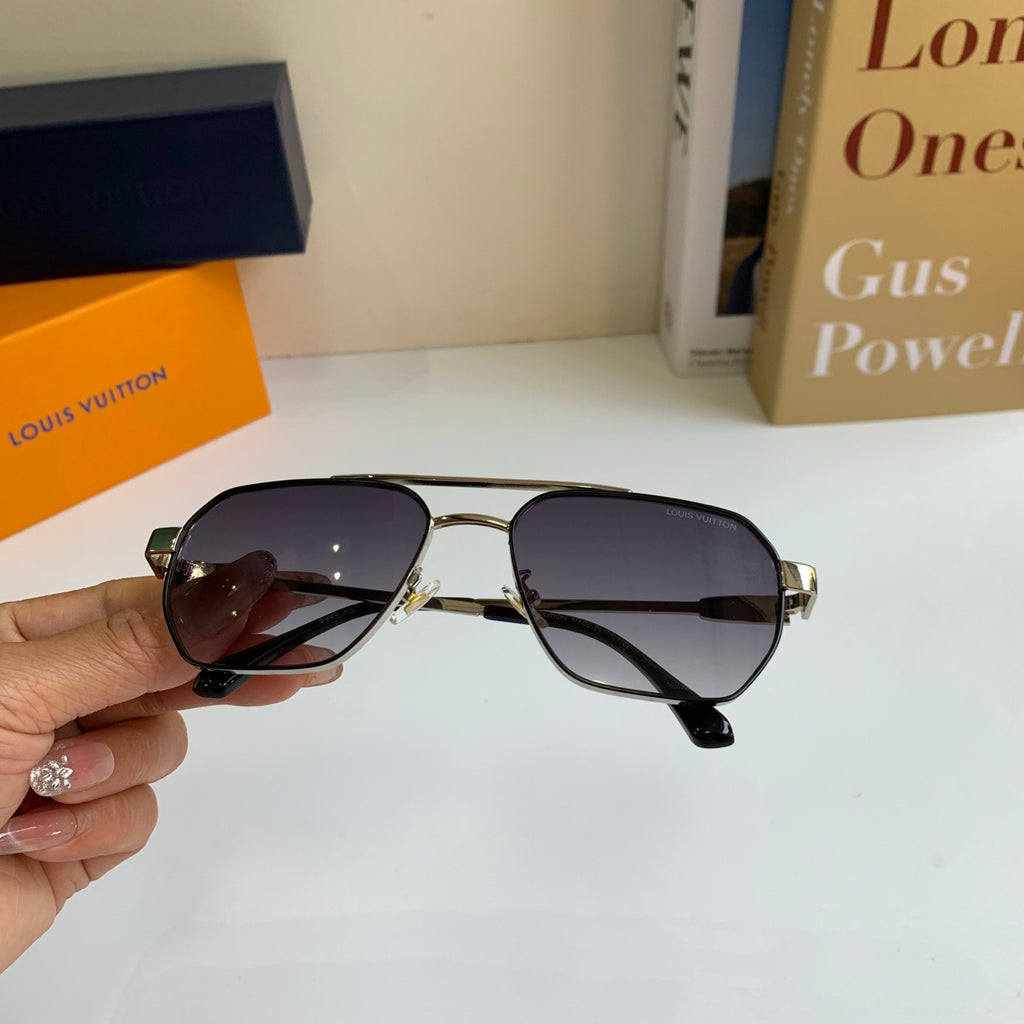 Louis Vuitton Metal Square Silver Lens Sunglasses for Men & Women - 414942 - detail image 5