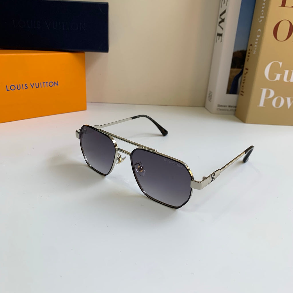 Louis Vuitton Metal Square Silver Lens Sunglasses for Men & Women - 414942 - detail image 2