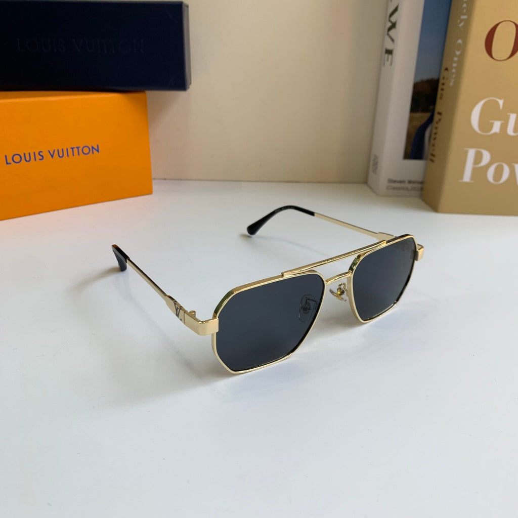 Louis Vuitton Metal Square Silver Lens Sunglasses for Men & Women - 414943