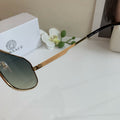 Versace Polarized Metal Square Silver Lens Sunglasses for Men & Women - 432761