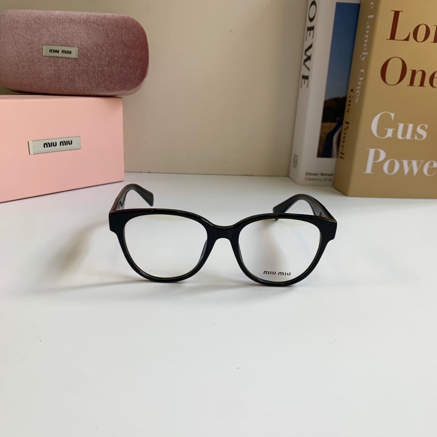 Miu Miu Acetate Square Silver Lens Sunglasses for Men & Women - detail image 4