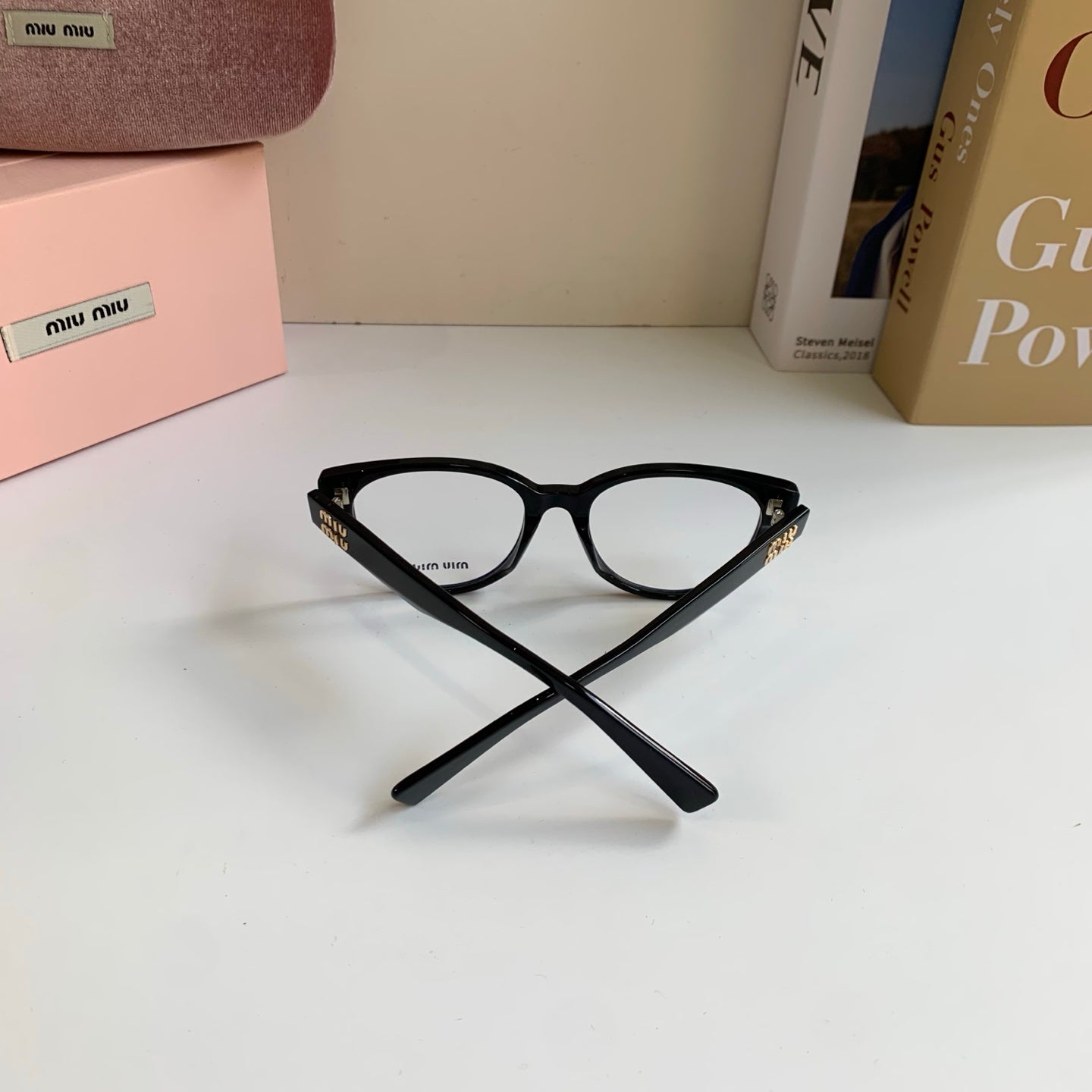 Miu Miu Acetate Square Silver Lens Sunglasses for Men & Women - detail image 8