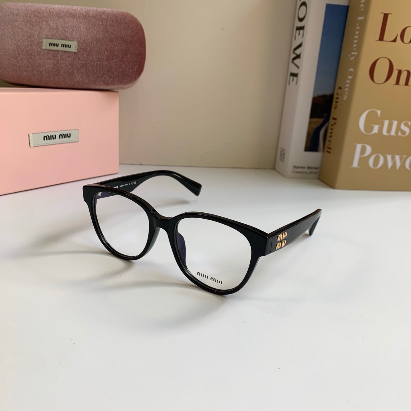 Miu Miu Acetate Square Silver Lens Sunglasses for Men & Women - detail image 2