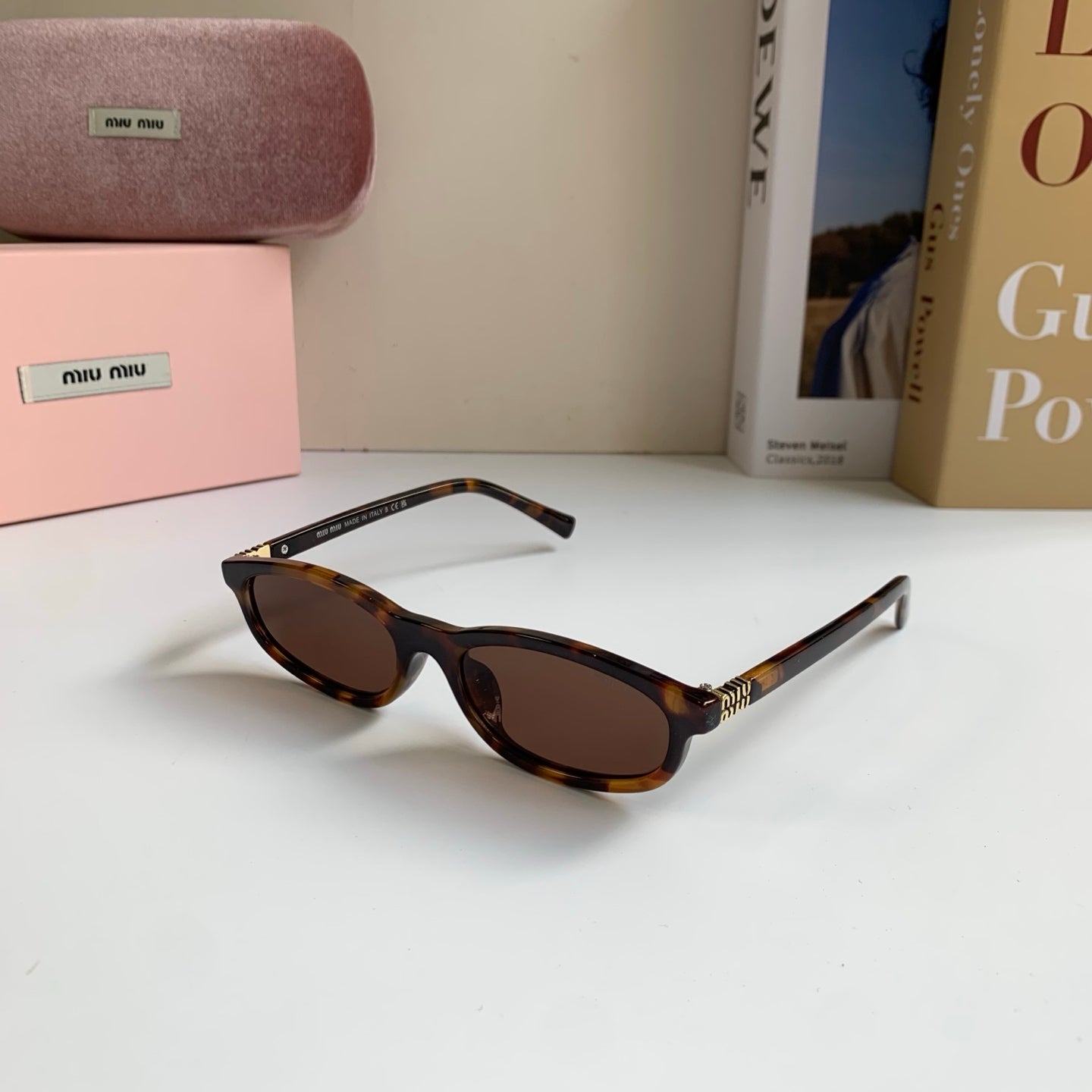 Miu Miu Cat-Eye Silver Lens Sunglasses for Men & Women - 432619 - detail image 2