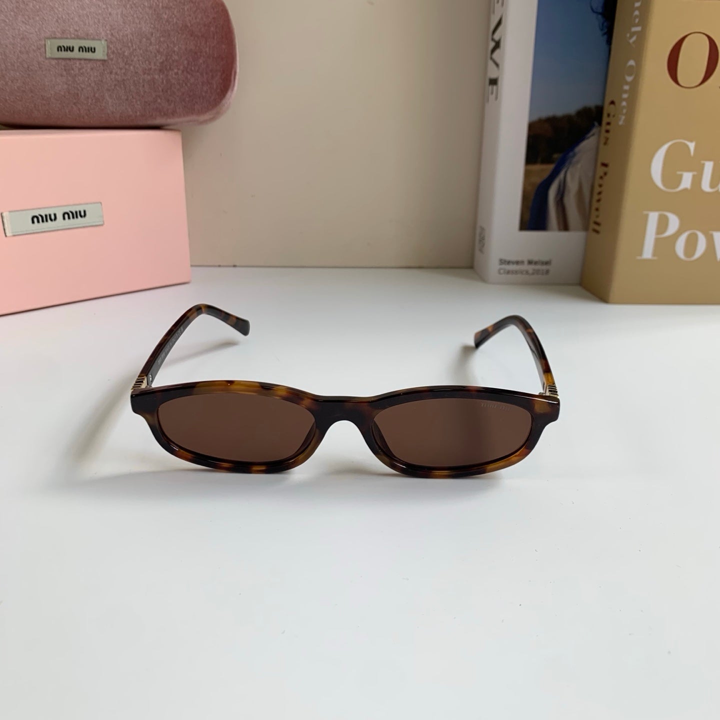 Miu Miu Cat-Eye Silver Lens Sunglasses for Men & Women - 432619 - detail image 5