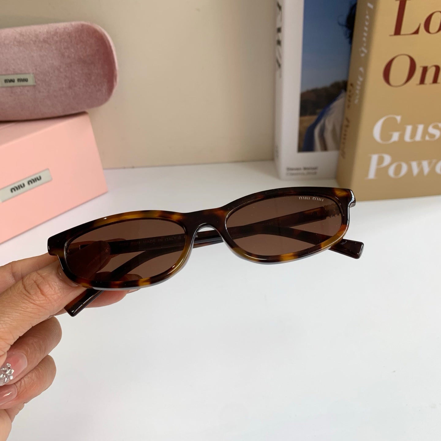 Miu Miu Cat-Eye Silver Lens Sunglasses for Men & Women - 432619 - detail image 3