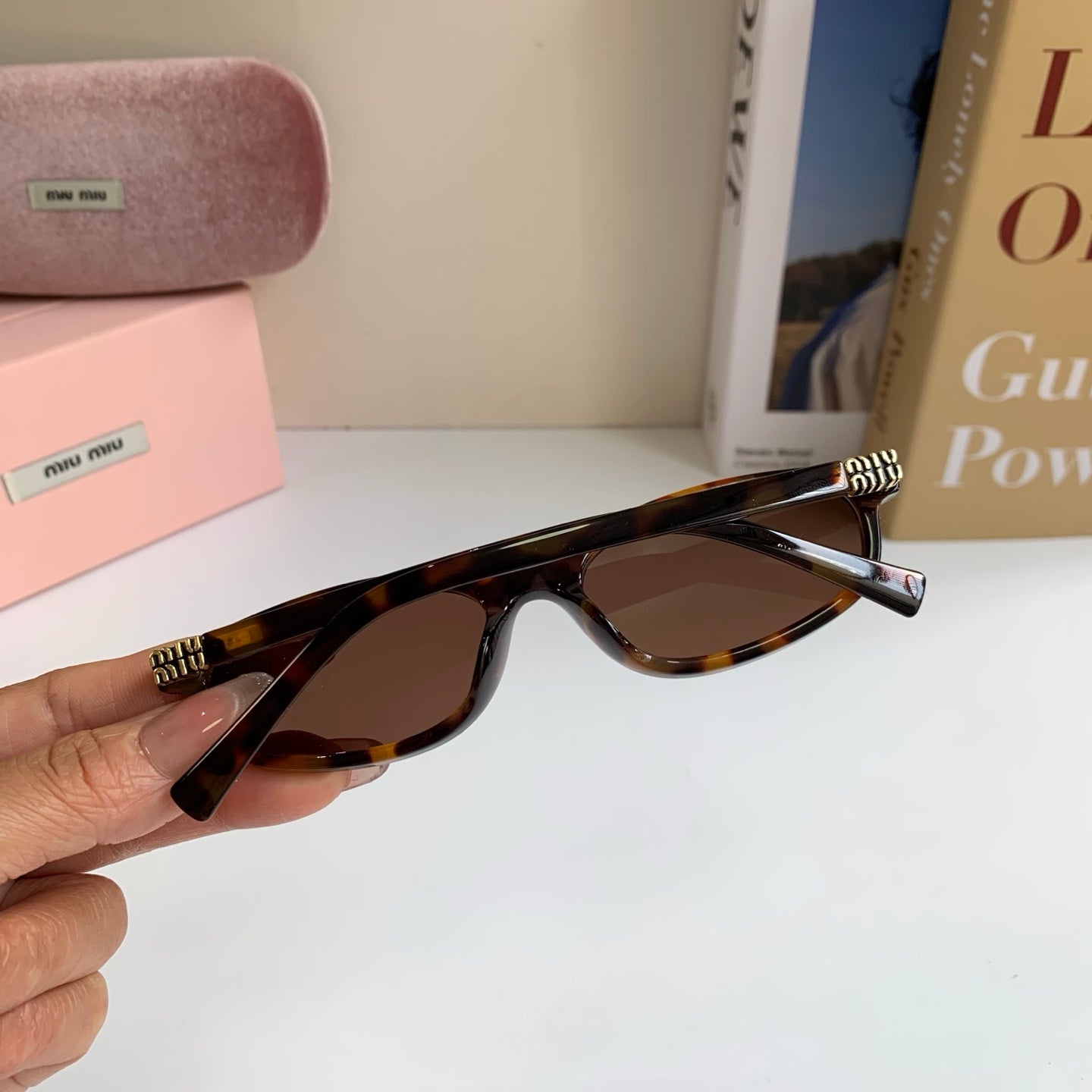 Miu Miu Cat-Eye Silver Lens Sunglasses for Men & Women - 432619 - detail image 6