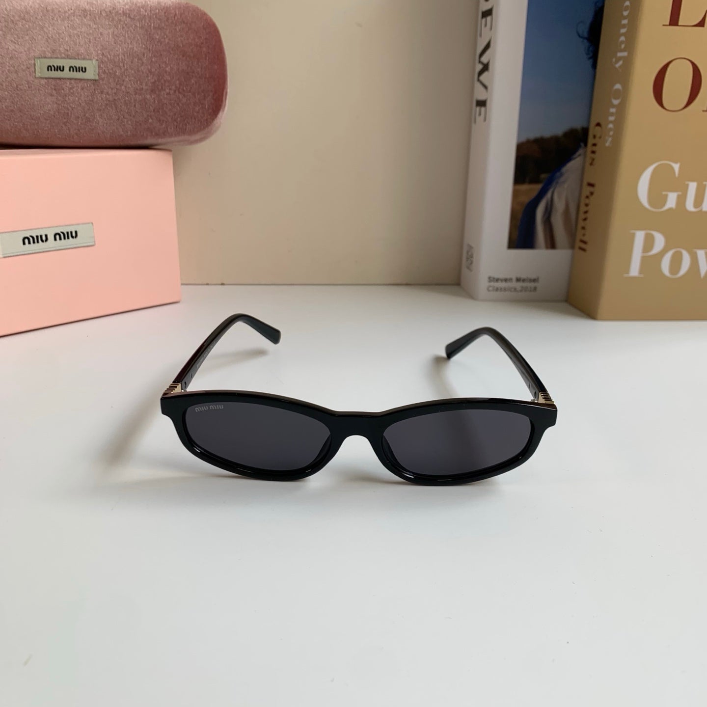 Miu Miu Cat-Eye Silver Lens Sunglasses for Men & Women - 432620 - detail image 5