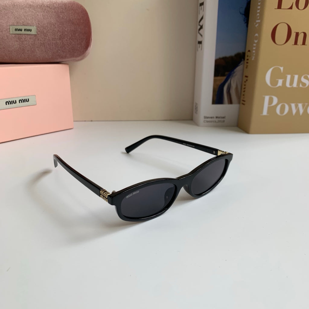 Miu Miu Cat-Eye Silver Lens Sunglasses for Men & Women - 432620