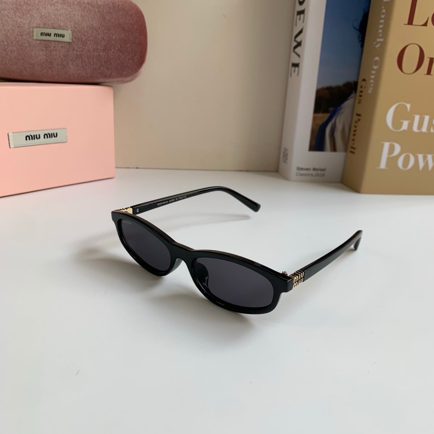 Miu Miu Cat-Eye Silver Lens Sunglasses for Men & Women - 432620 - detail image 2