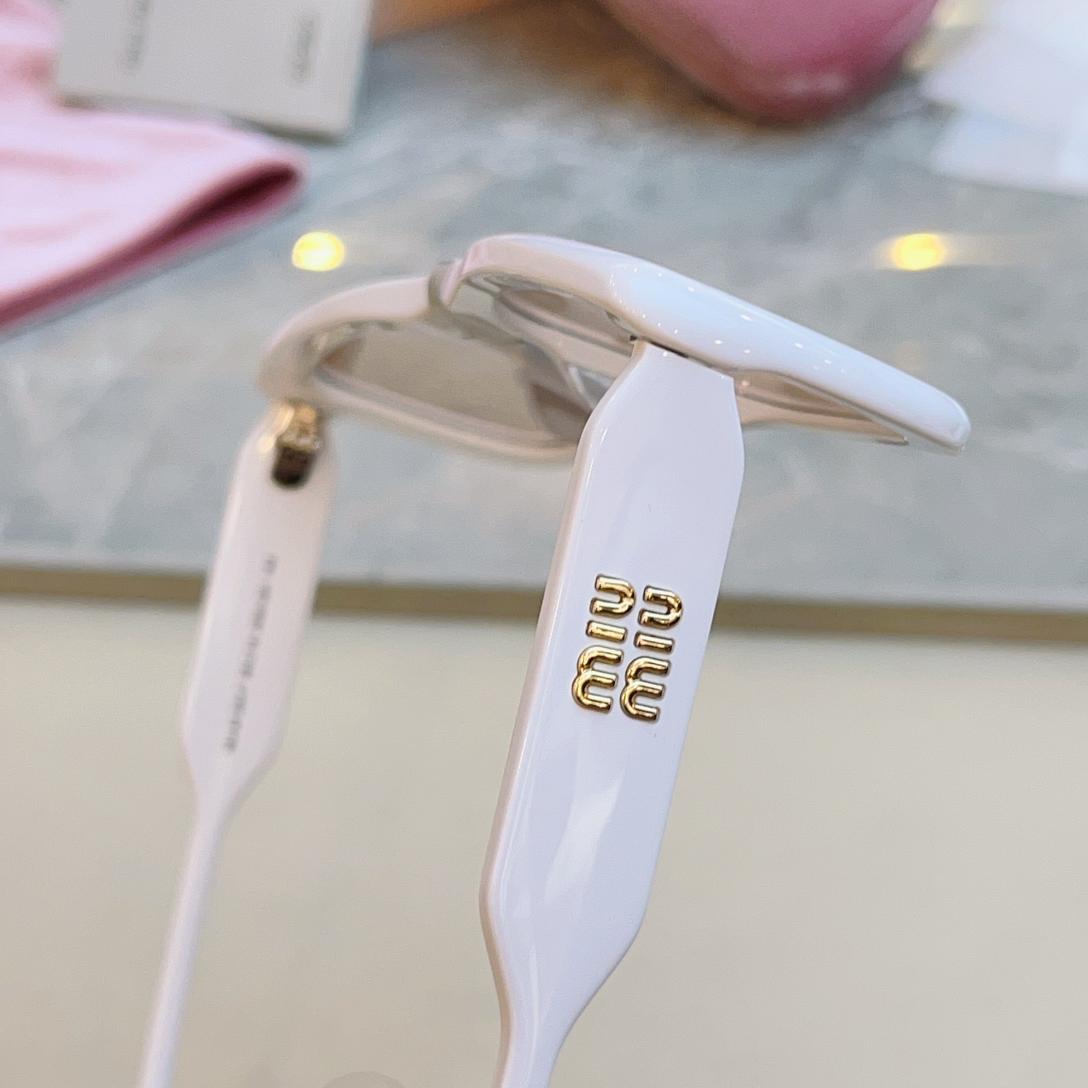 Miu Miu B12S-F Fashion Brown Lens Sunglasses for Men & Women - detail image 6