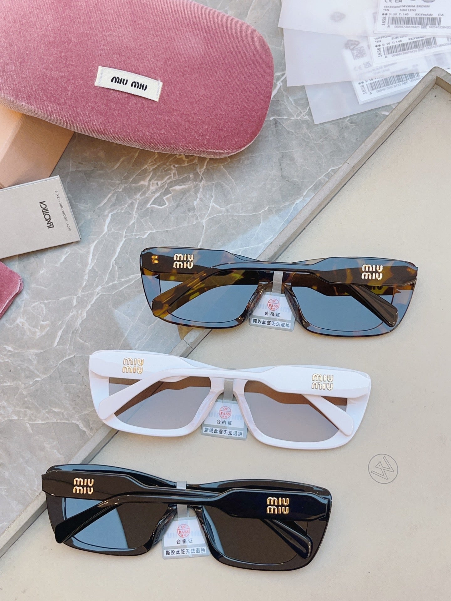 Miu Miu B12S-F Fashion Brown Lens Sunglasses for Men & Women - detail image 8