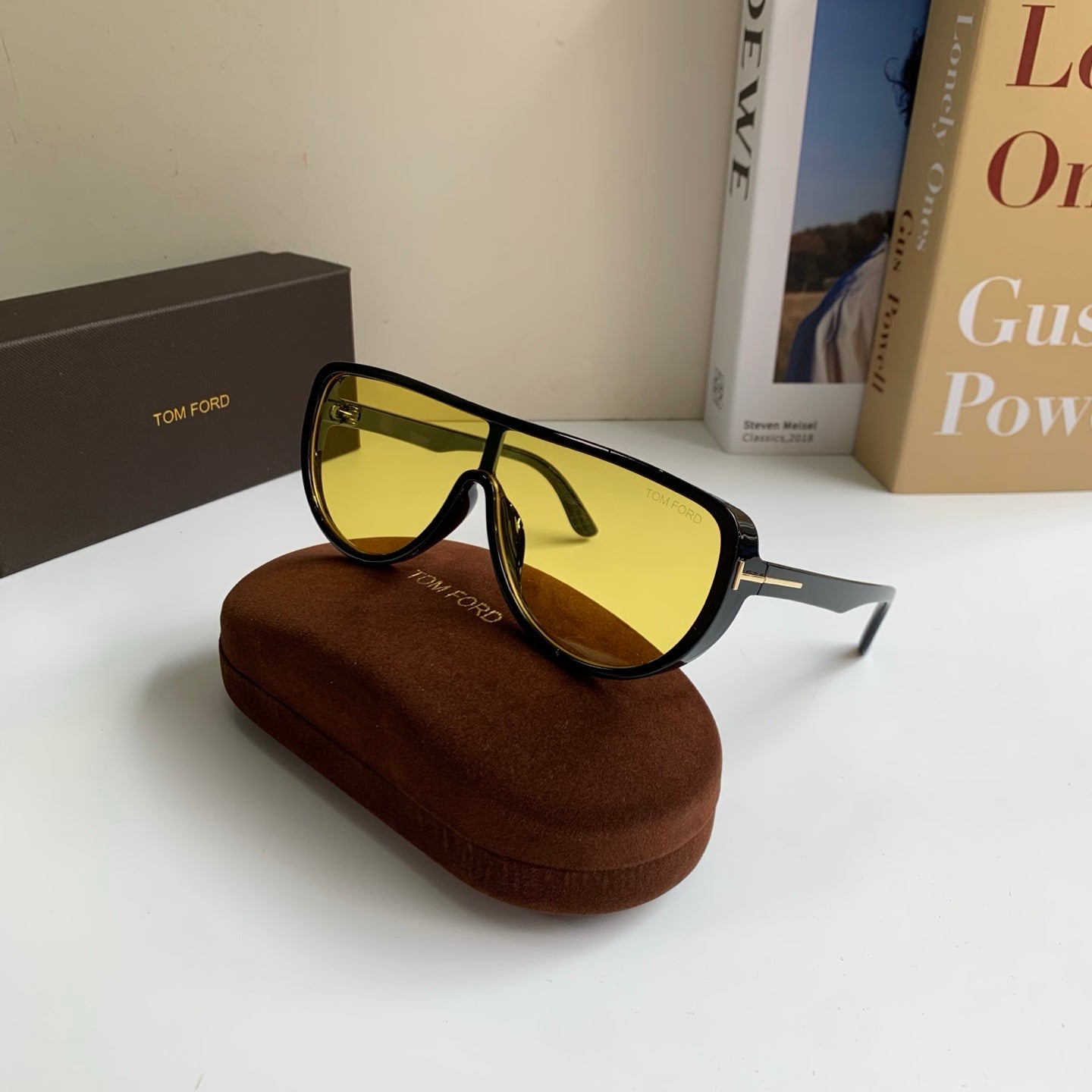 Tom Ford Fashion Gold Lens Sunglasses for Men & Women - 998450 - detail image 4