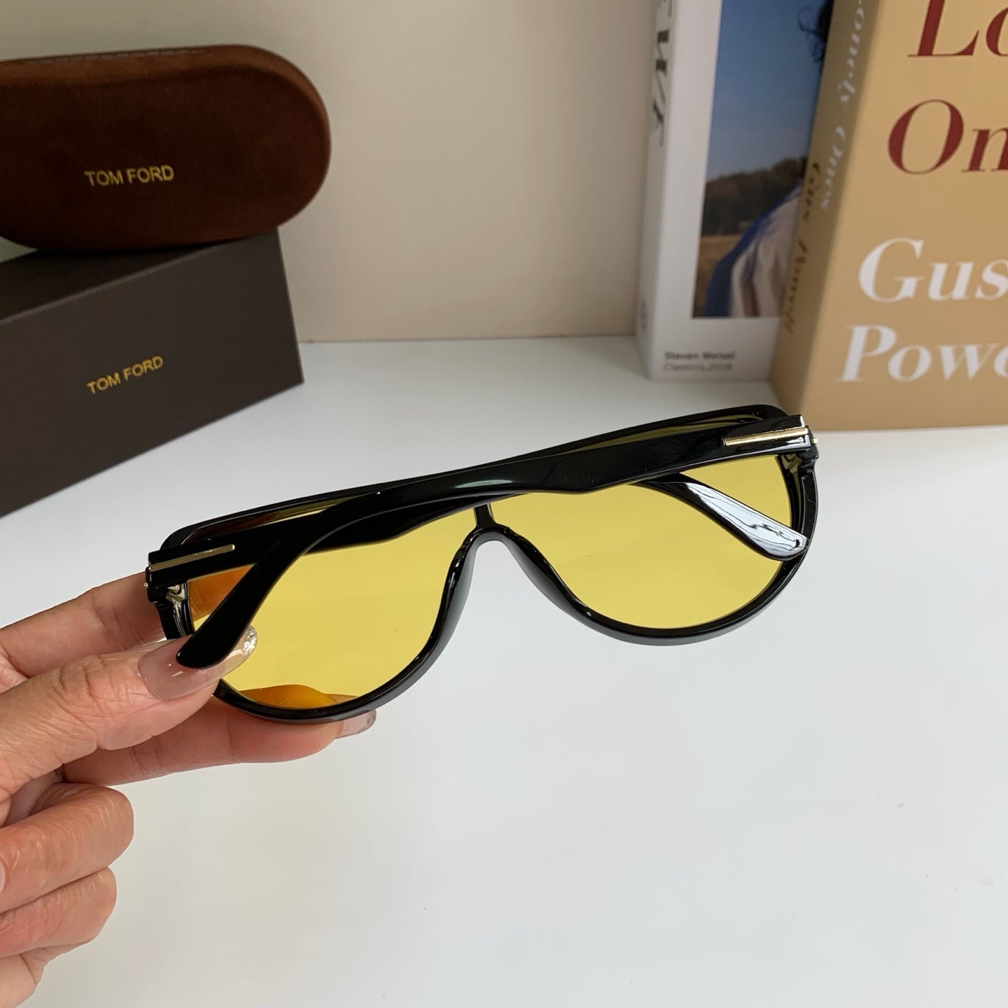 Tom Ford Fashion Gold Lens Sunglasses for Men & Women - 998450 - detail image 7