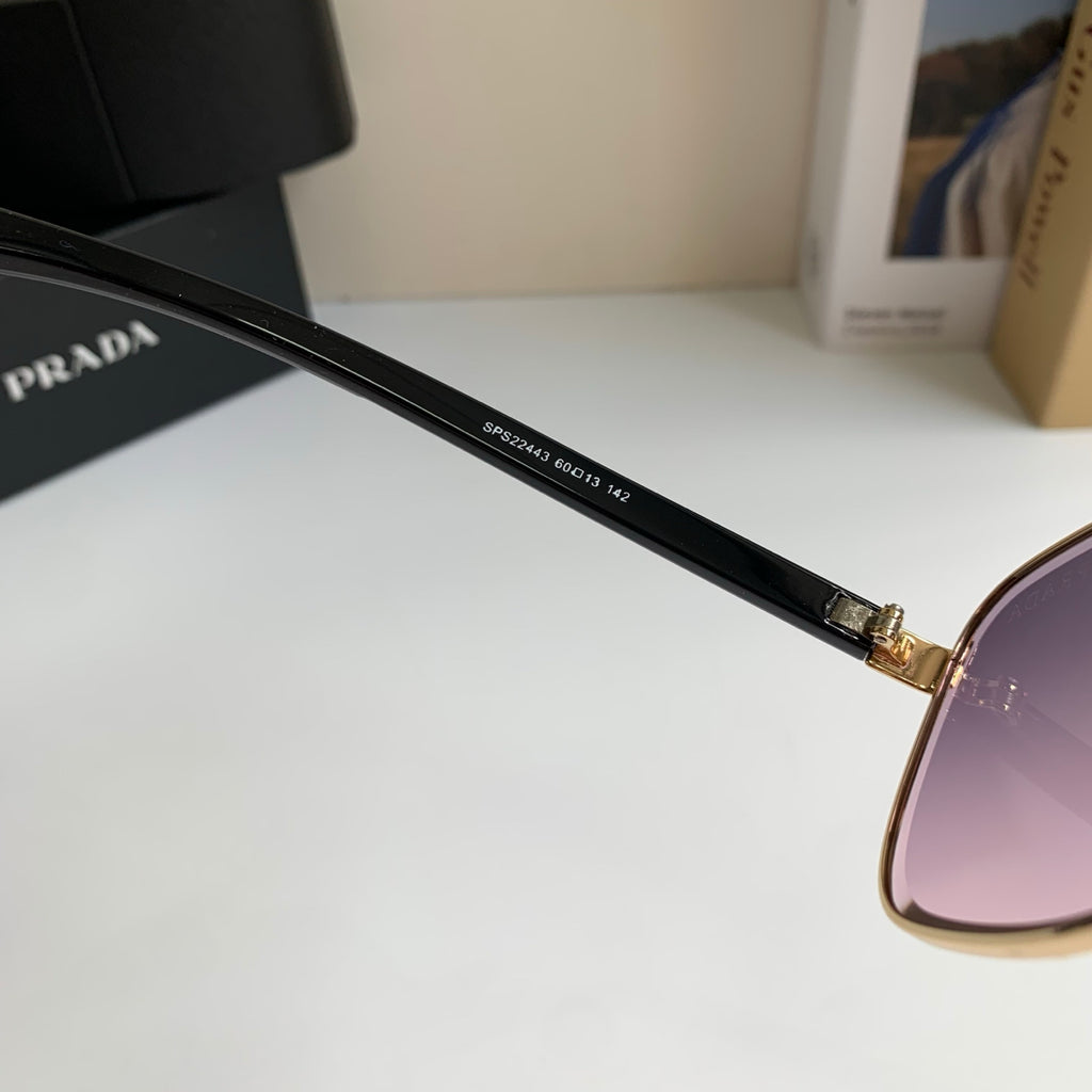 Prada Metal Square Silver Lens Sunglasses for Men & Women - 998099 - detail image 7