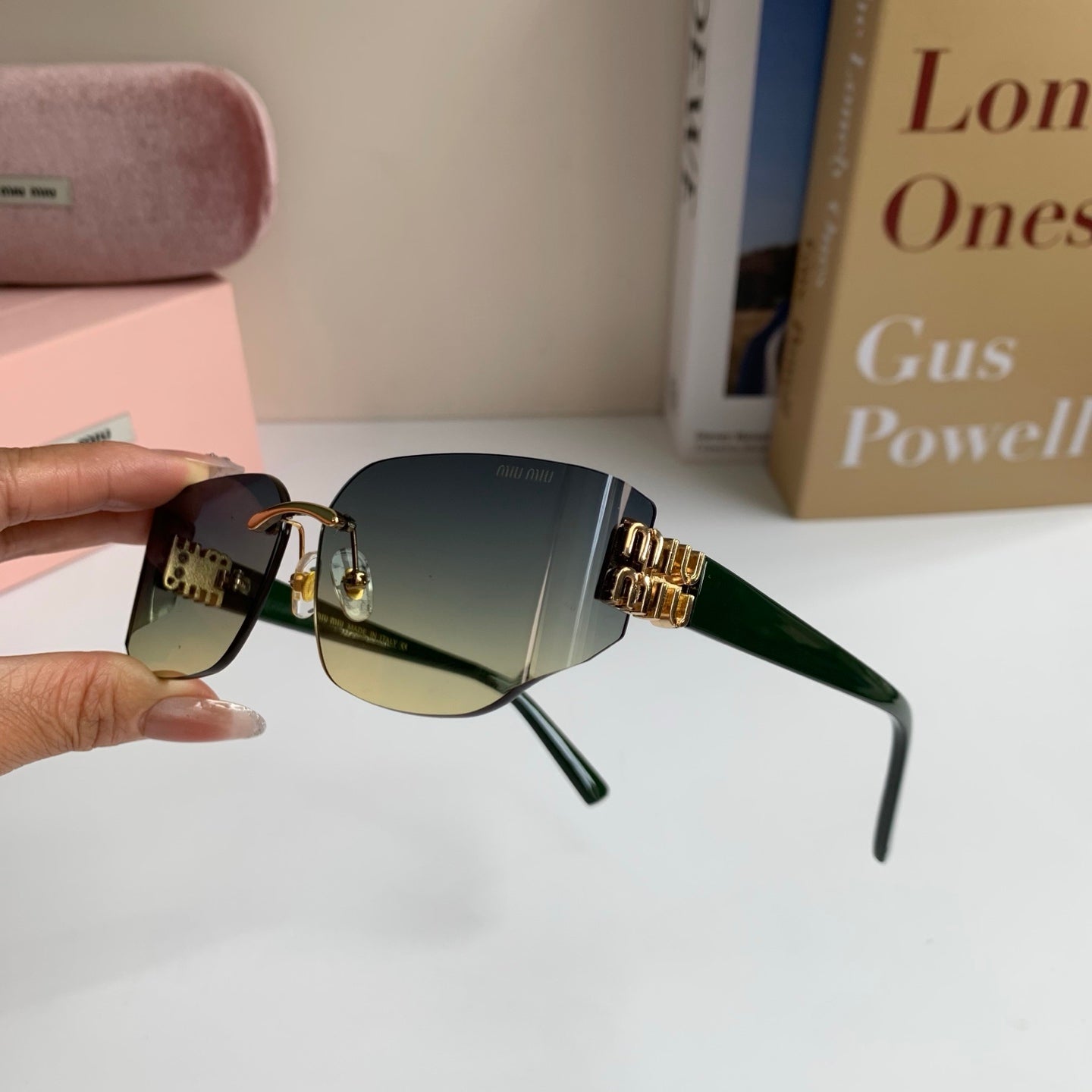 Miu Miu Fashion Silver Lens Sunglasses for Men & Women - 382938 - detail image 6