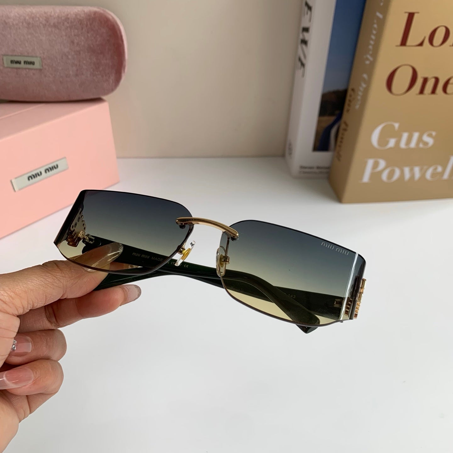 Miu Miu Fashion Silver Lens Sunglasses for Men & Women - 382938 - detail image 3