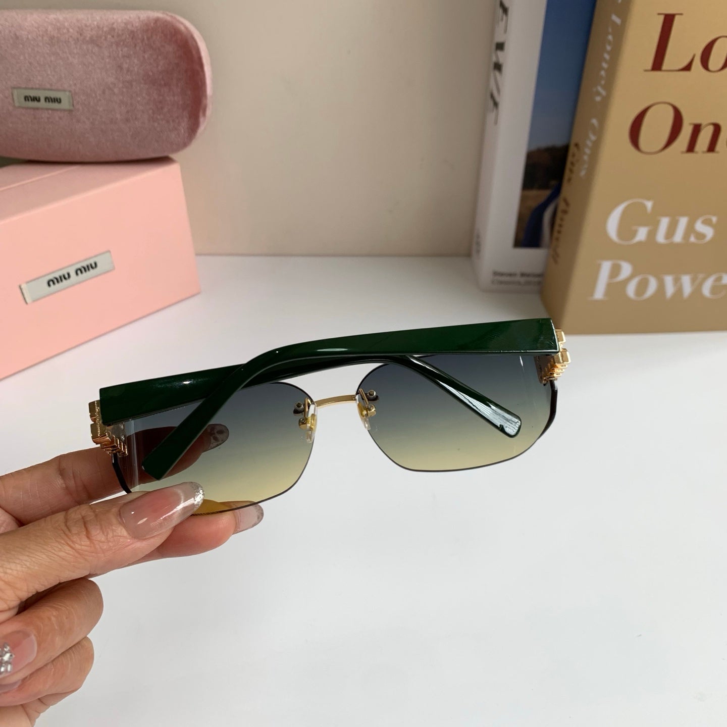 Miu Miu Fashion Silver Lens Sunglasses for Men & Women - 382938 - detail image 7