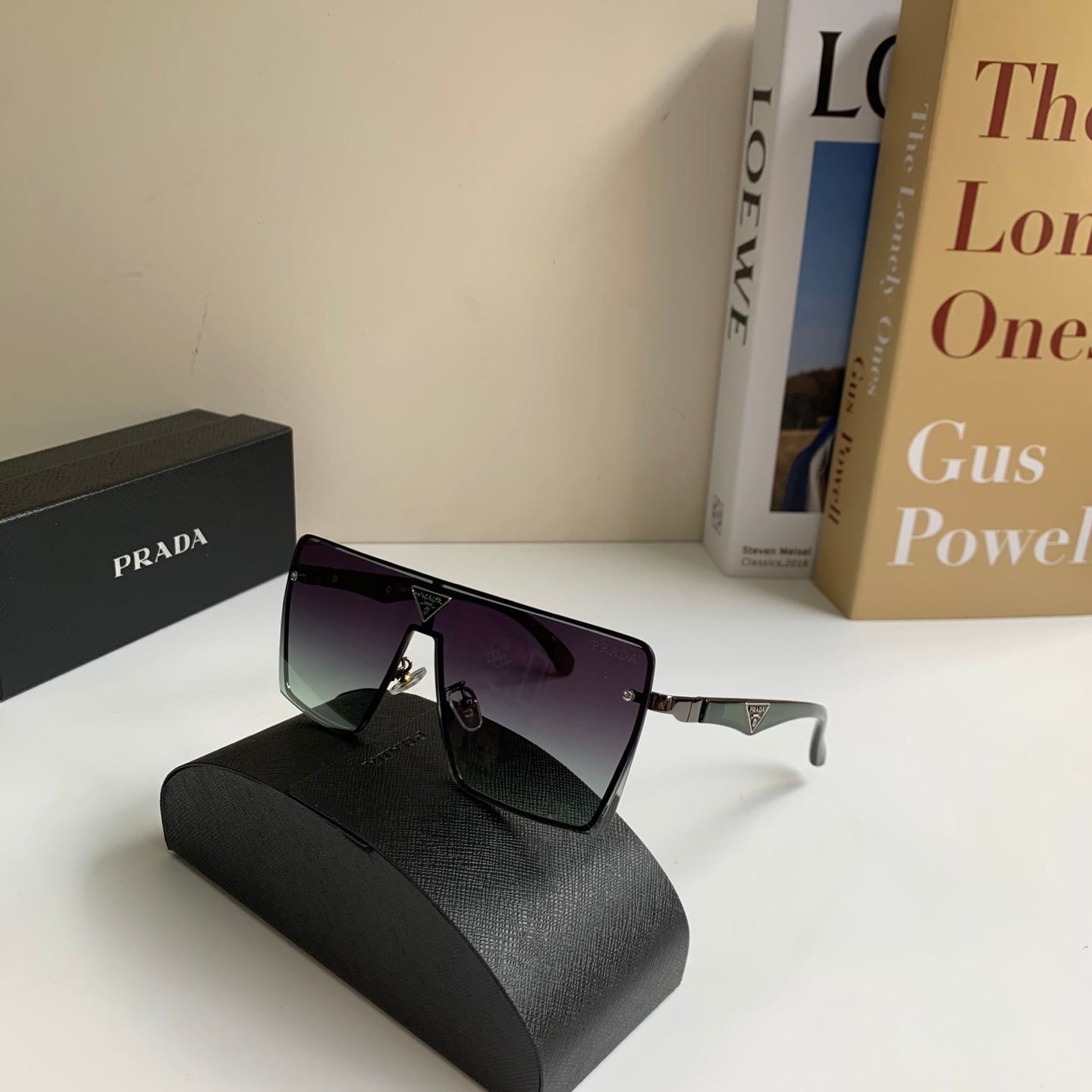 Prada Square Silver Lens Sunglasses for Men & Women - 382660 - detail image 5
