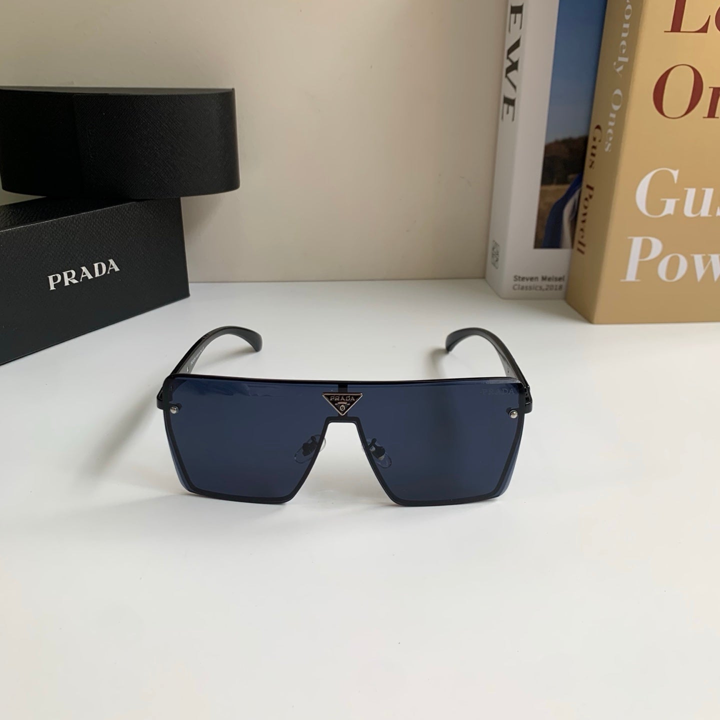 Prada Square Silver Lens Sunglasses for Men & Women - 382661 - detail image 3