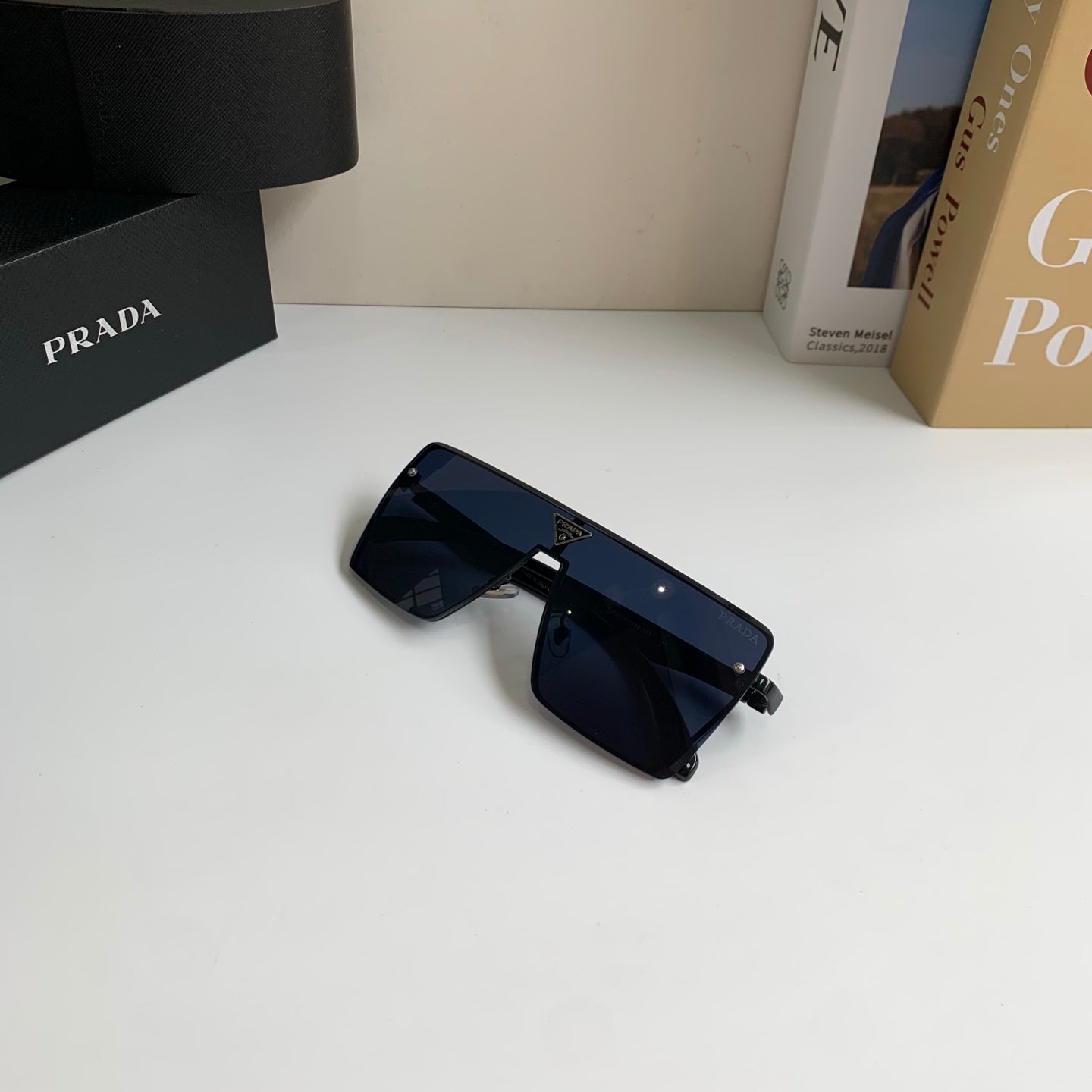Prada Square Silver Lens Sunglasses for Men & Women - 382661 - detail image 5