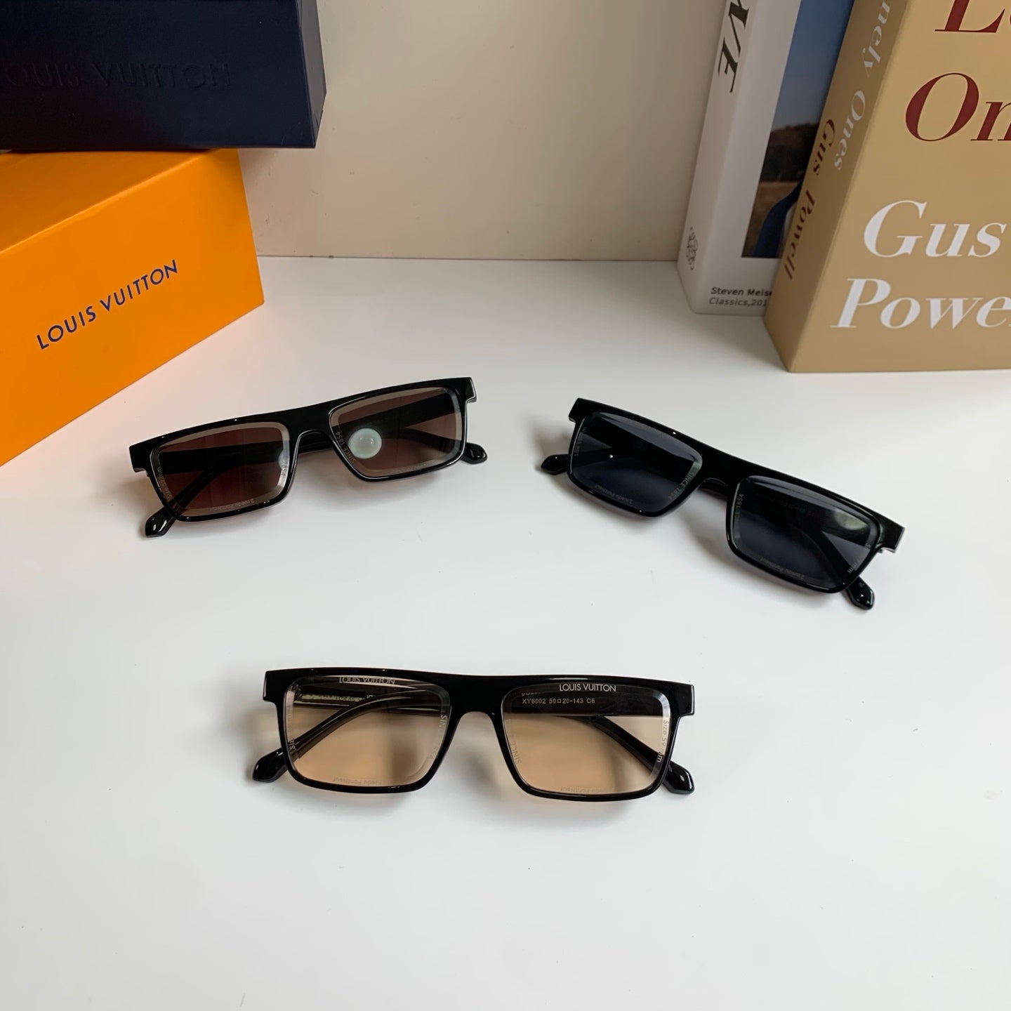 Louis Vuitton Square Silver Lens Sunglasses for Men & Women - 381862 - detail image 9