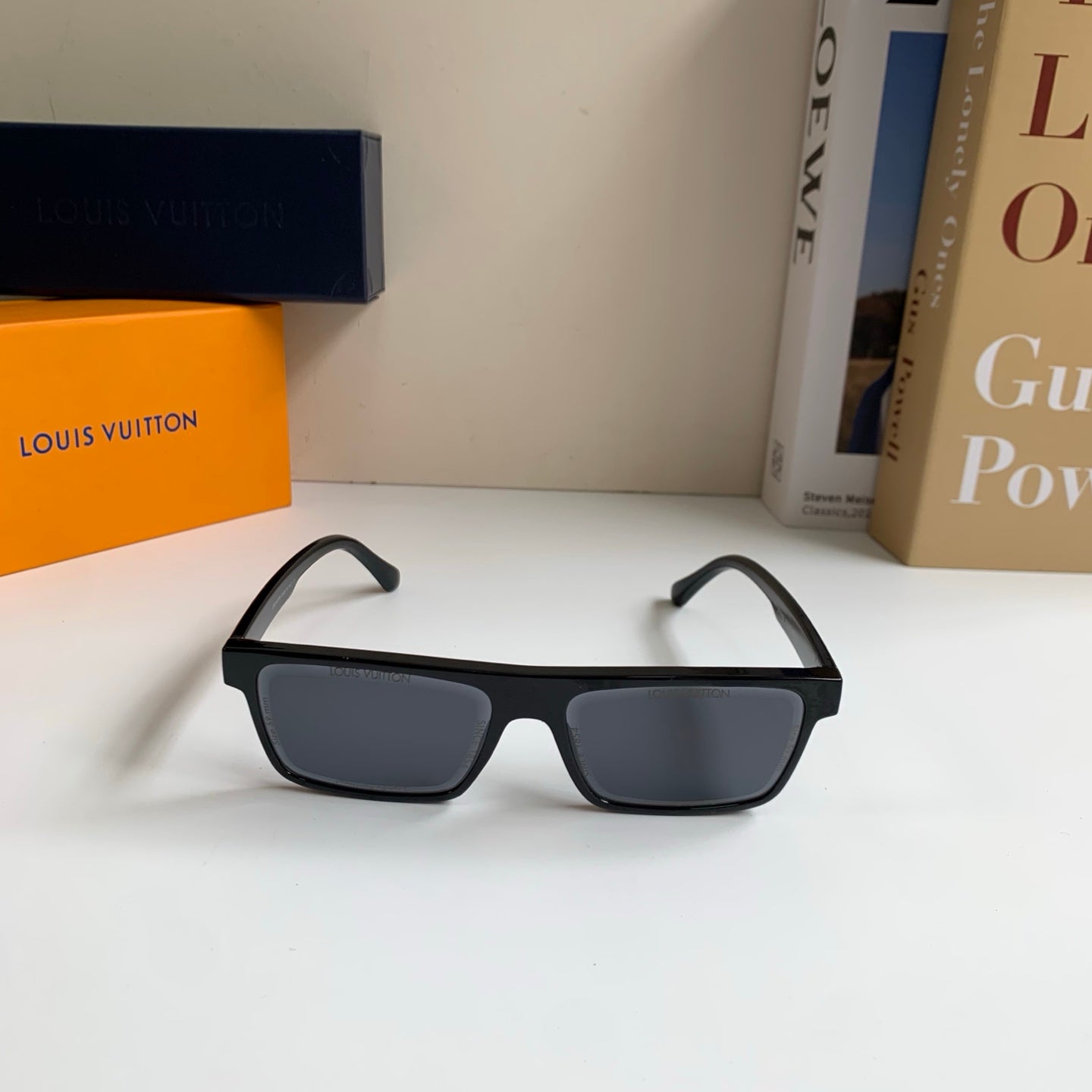 Louis Vuitton Square Gray Lens Sunglasses for Men & Women - 381861 - detail image 5