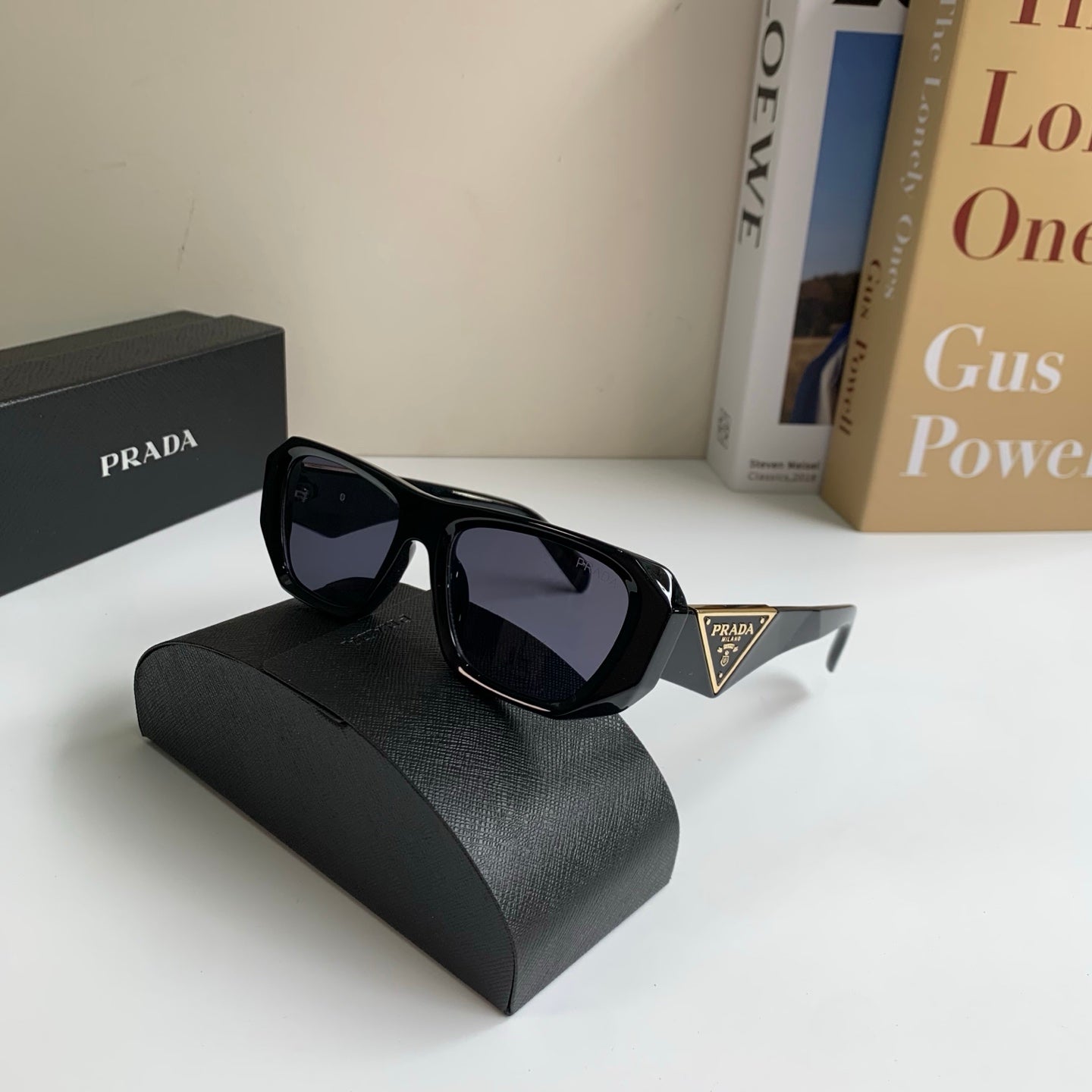 Prada Fashion Black Lens Sunglasses for Men & Women - 132499 - detail image 4